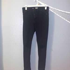 Estimated size 2 ripped black skinny jeans